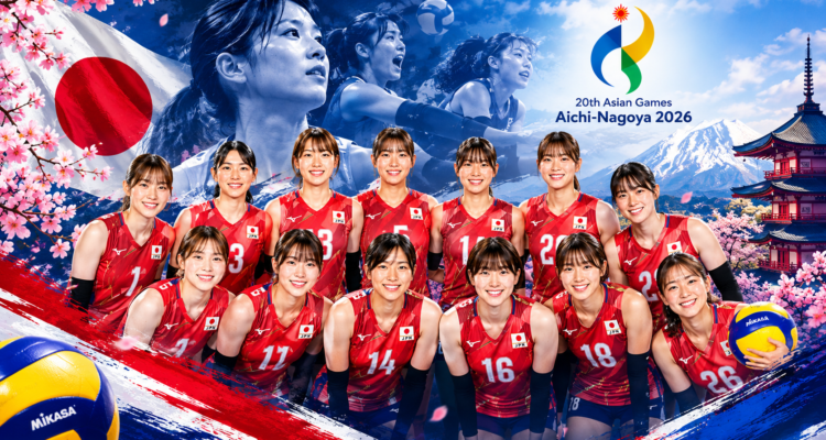 Daftar Pemain Voli Putri Jepang di Asian Games 2026 lawan Indonesia dan Nepal Daftar Pemain Voli Putri Jepang di Asian Games 2026 lawan Indonesia dan Nepal. (Foto: generate AI ChatGPT).