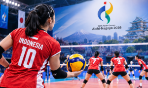 Jadwal Voli Putri Asian Games 2026 Ilustrasi Jadwal Voli Putri Asian Games 2026 Indonesia vs Jepang dan Nepal. (Foto: Generate AI ChatGPT)